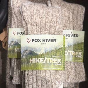 - Fox River Heavyweight wool hike socks 
3 pairs